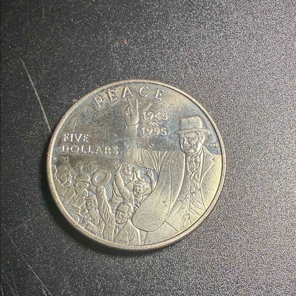 WINSTON CHURCHILL,”PEACE “ coin